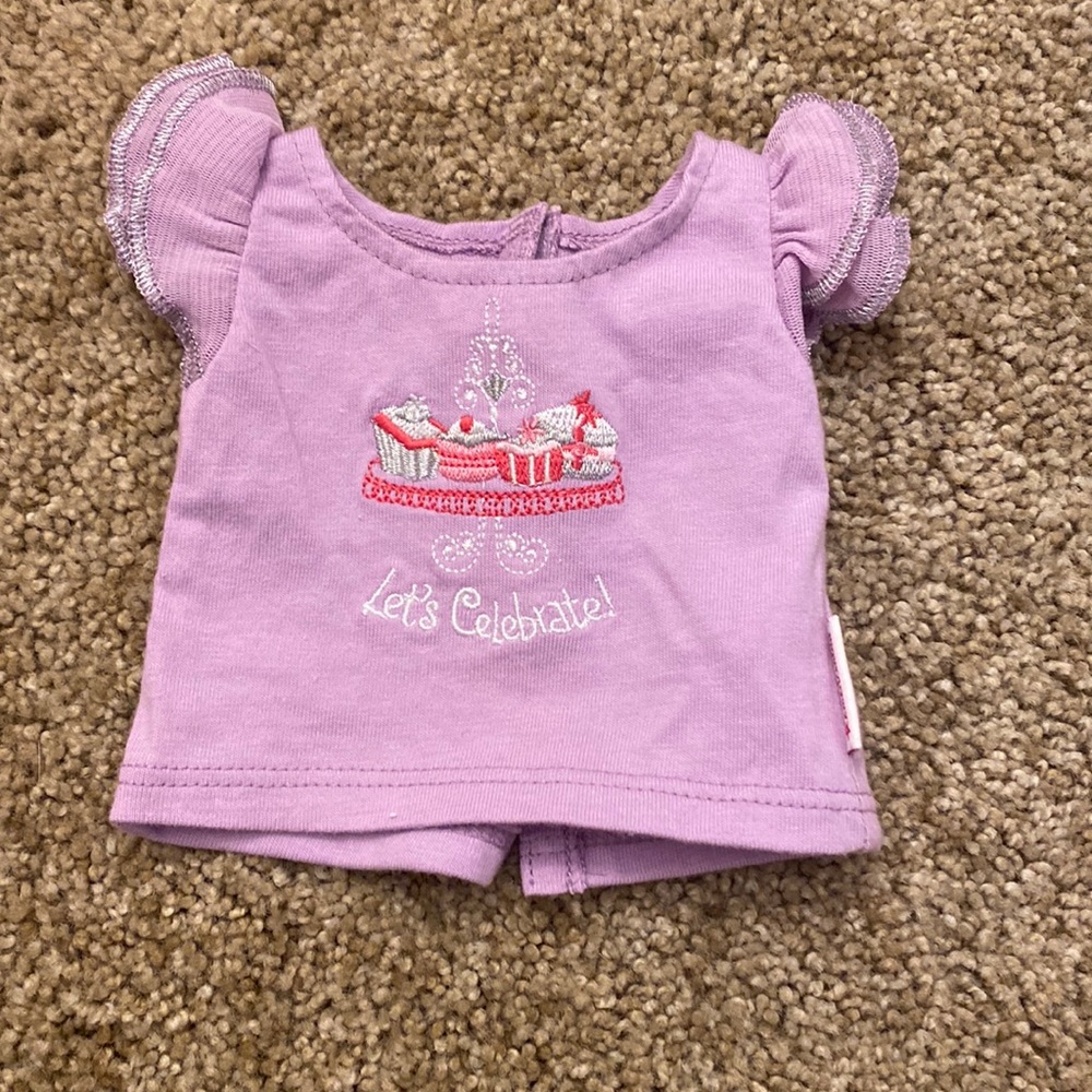 American girl doll birthday shirt